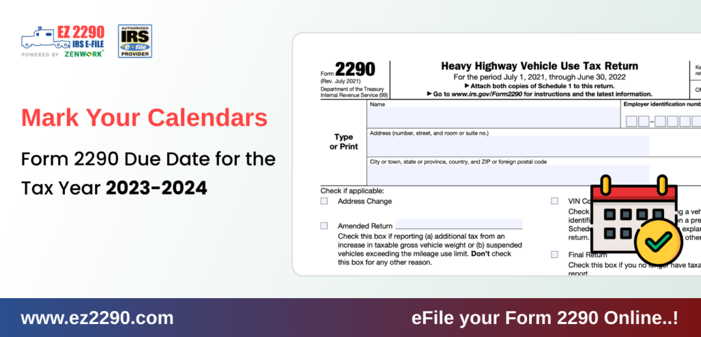 Form 2290 Due Date