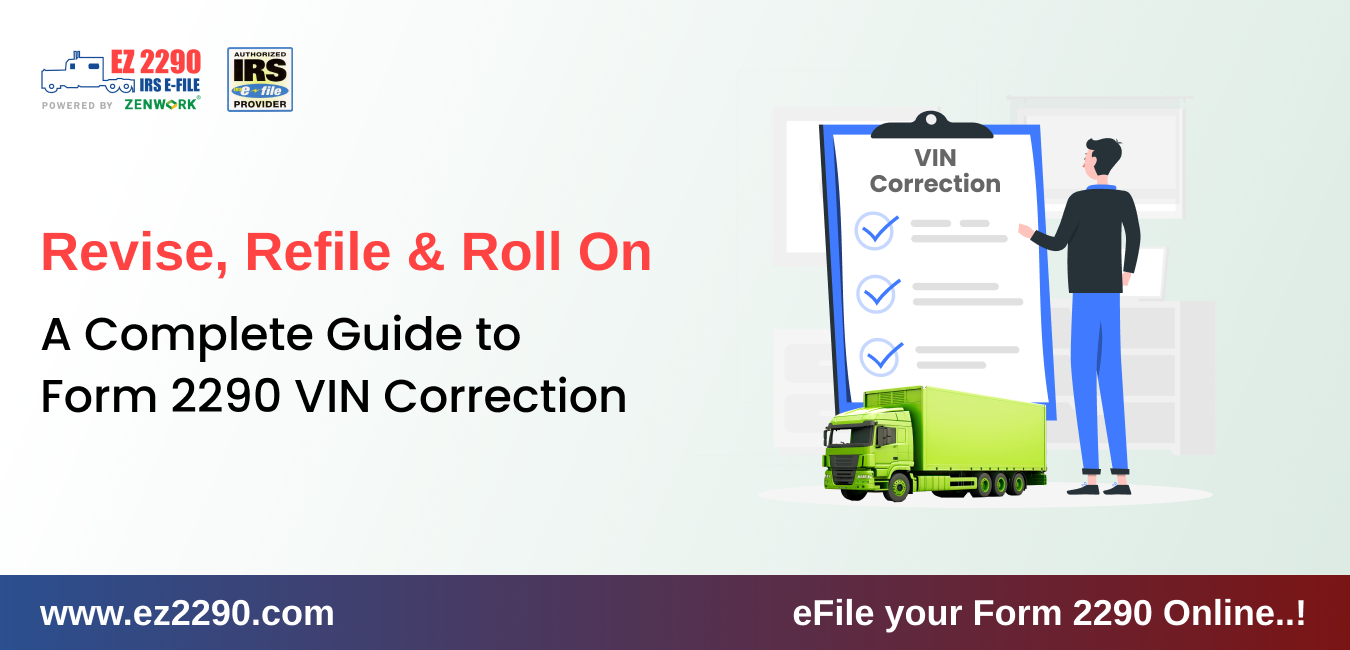 Form 2290 VIN Corrections