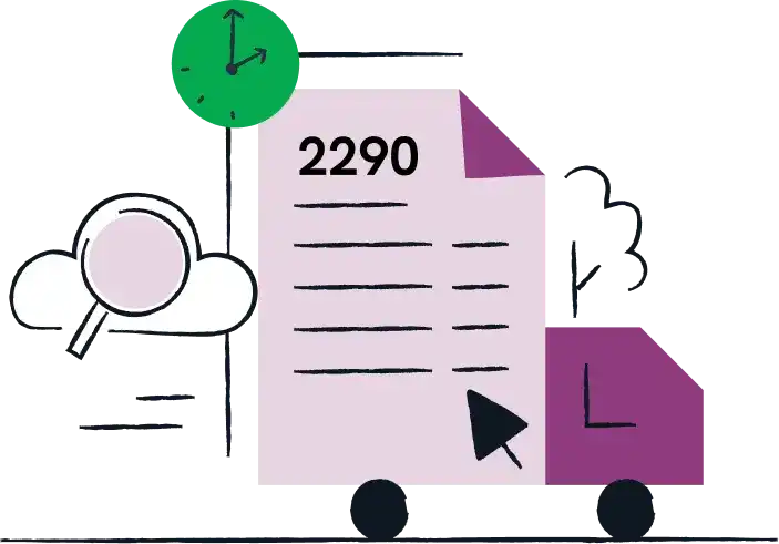 2290 e filing for Truckers